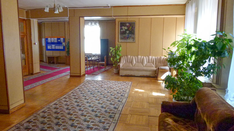 Холл санатория Кирова в Кисловодске